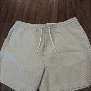 Striped Drawstring Shorts